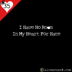 LS8 35 I Have No Room In My Heart For Hate - LiveSense8.com - Live sense 8 Cover Art