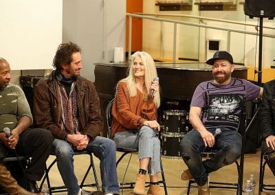 L. Trey Wilson, Michael Sommers, Sandra Fish, Tino Rodriguez, & Virgo Paraiso having fun at the Live Sense 8 Podcast Live Event in San Francisco