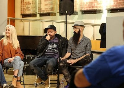 Sandra Fish, Tino Rodriguez, & Virgo Paraiso at the Live Sense 8 Podcast Panel Discussion Live In San Francisco